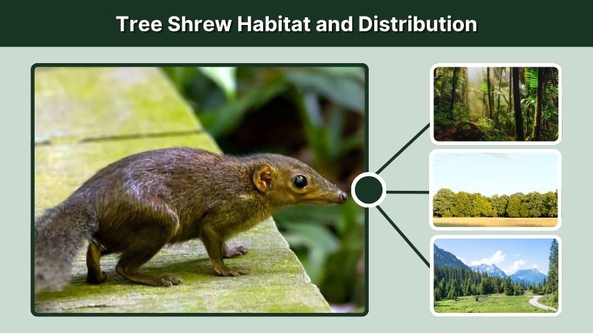 Tree Shrew Habitat and Distribution