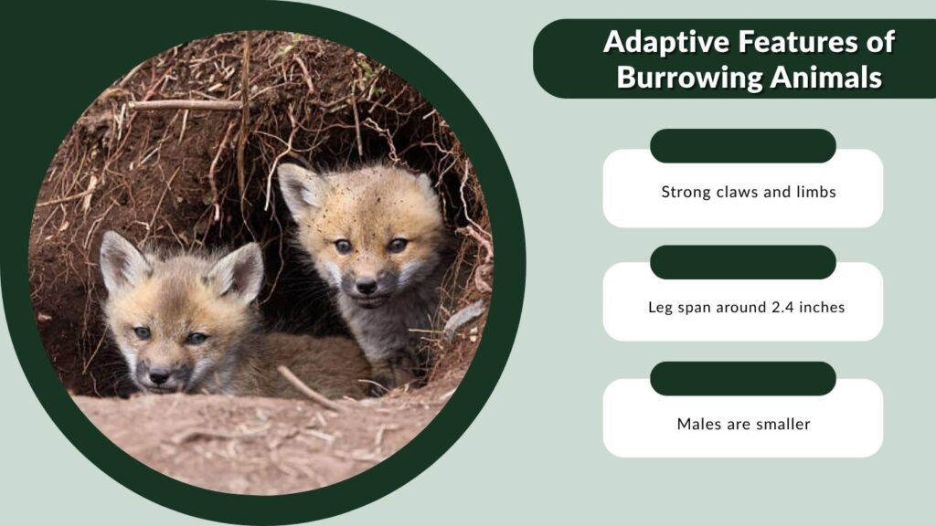 Adaptive Features of Burrowing Animals