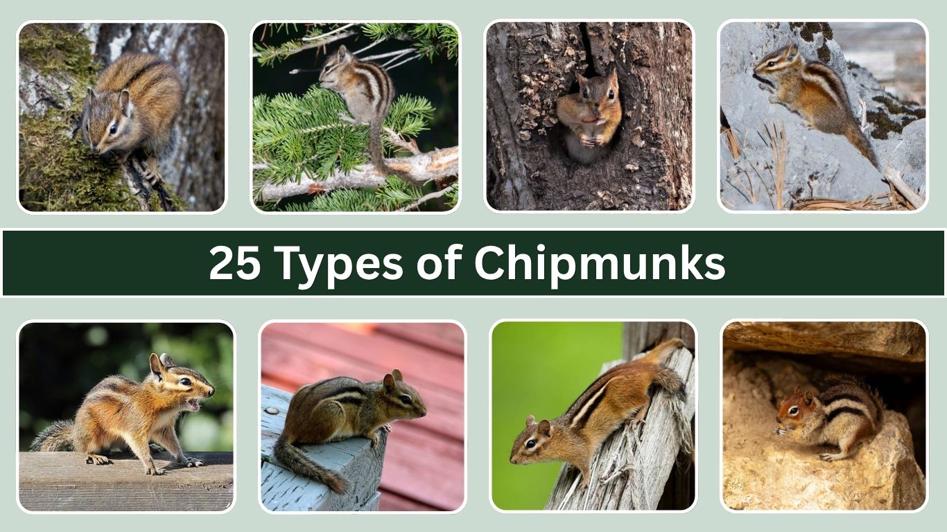 25 Types of Chipmunks With Identification and Facts
