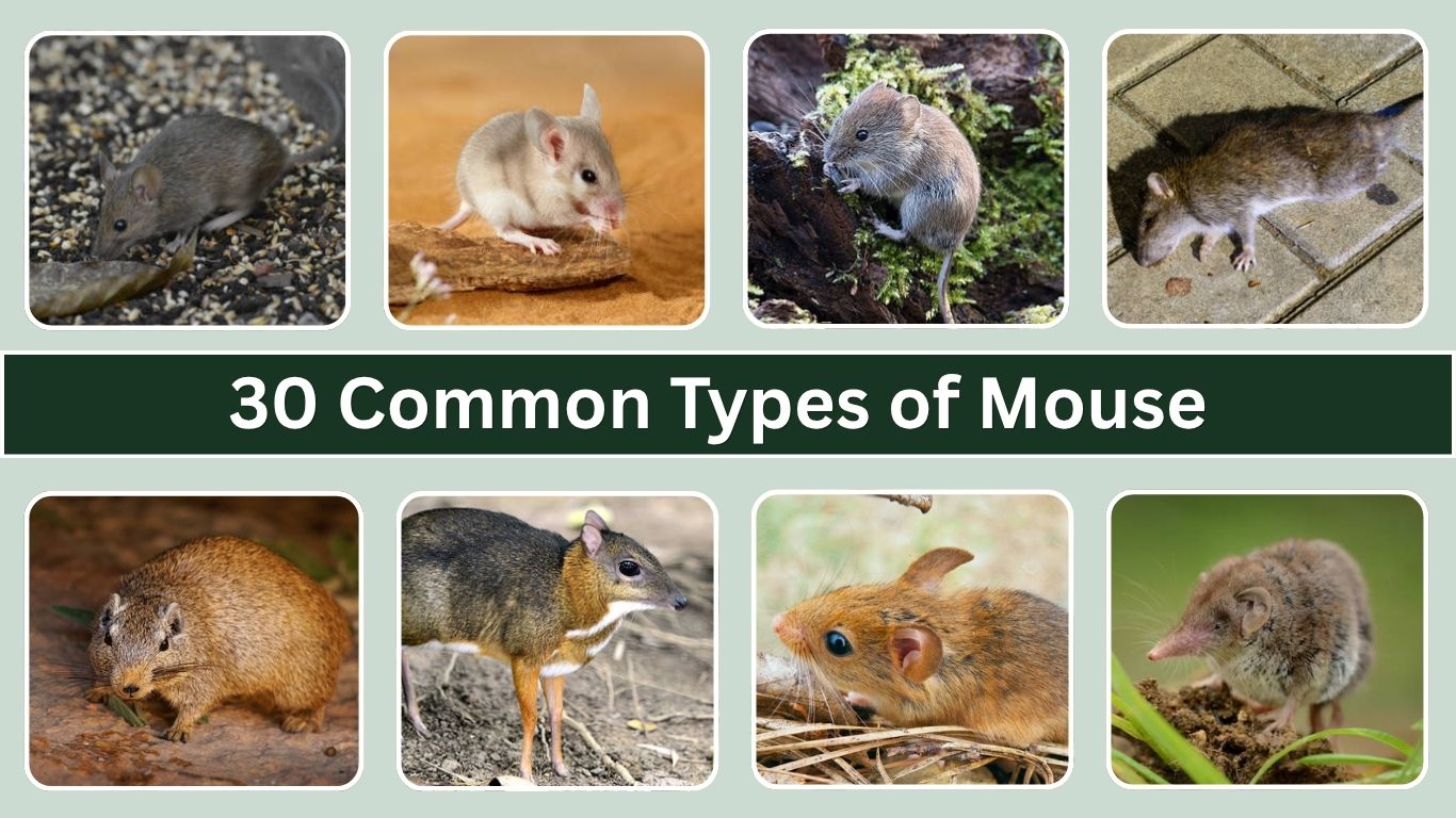 30 Common Types of Mouse: Different Species Id with Pictures