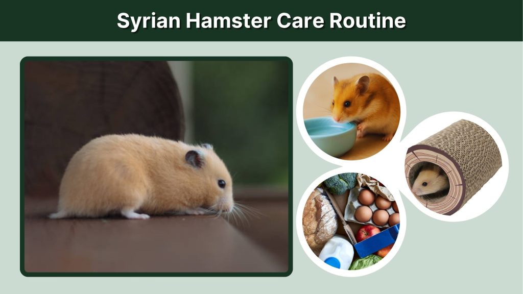 Syrian Hamster Care Routine