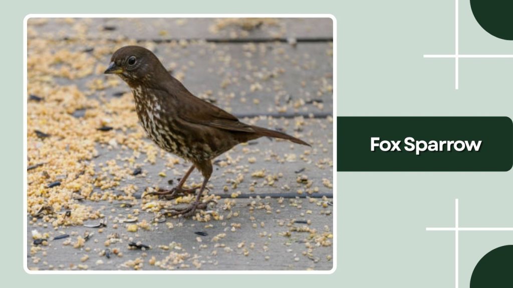 Fox Sparrow
