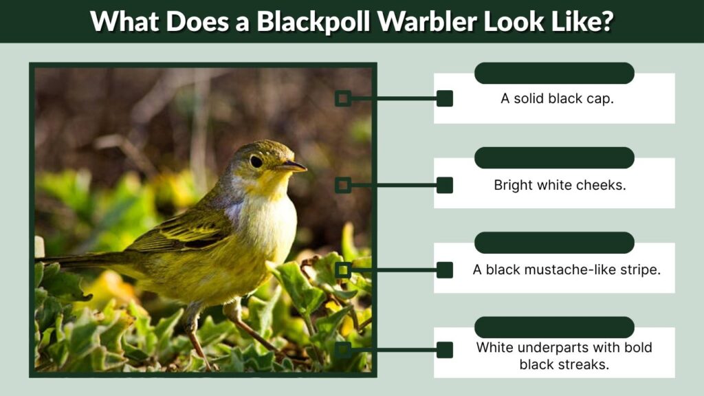 What Does a Blackpoll Warbler Look Like?