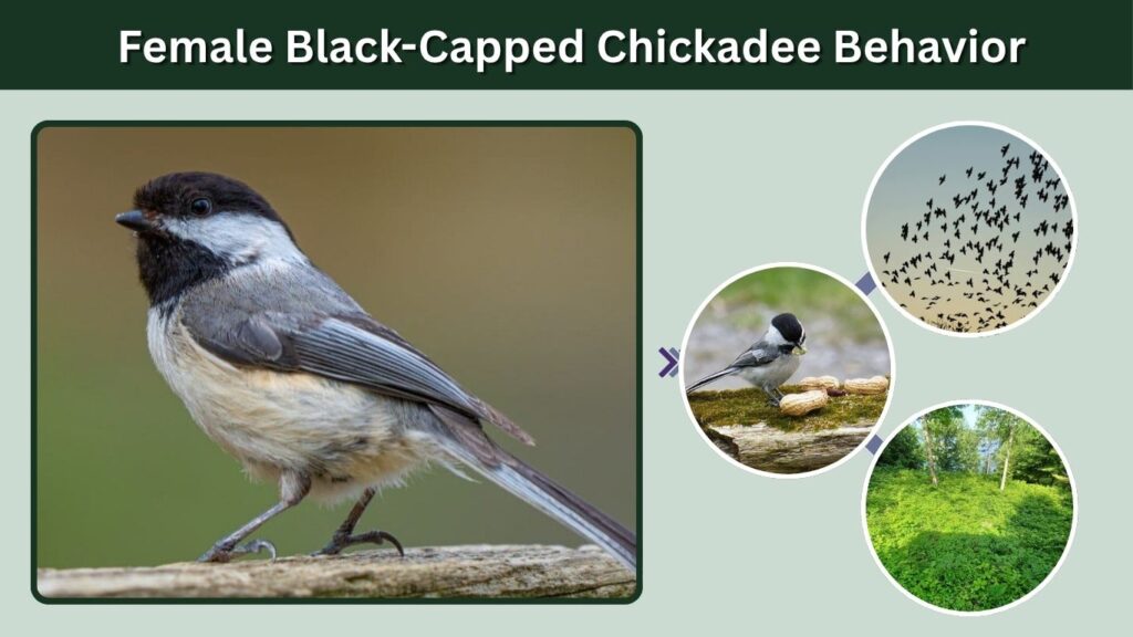 Female Black-Capped Chickadee Behavior
