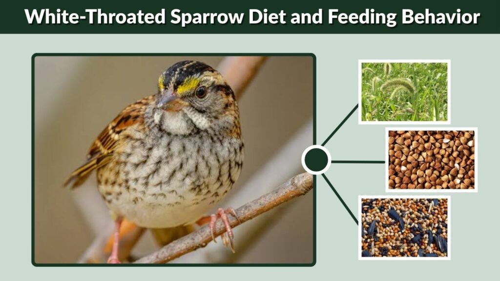 White-Throated Sparrow Diet and Feeding Behavior