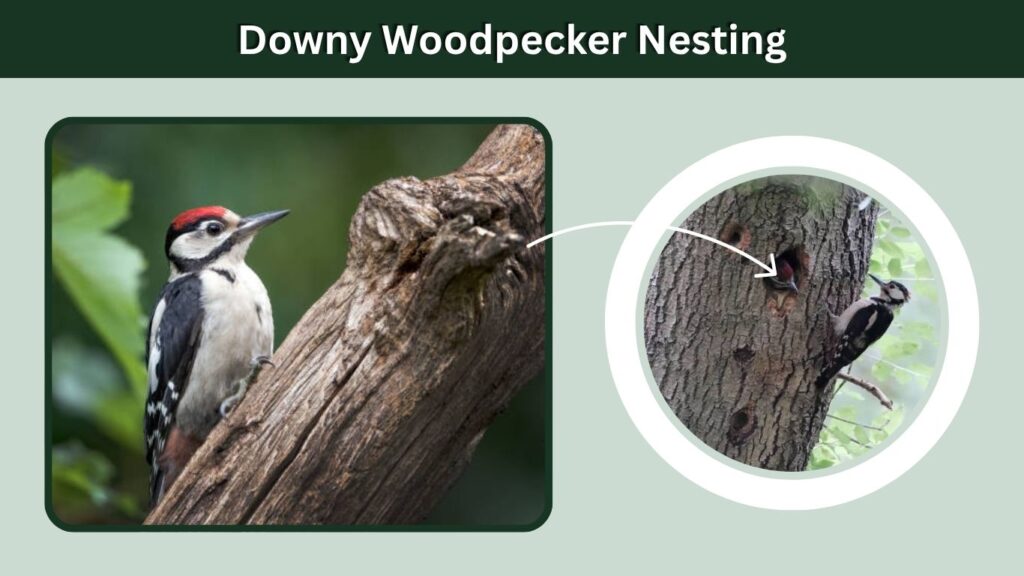 Downy Woodpecker Nesting