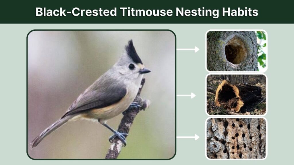Black-Crested Titmouse Nesting Habits