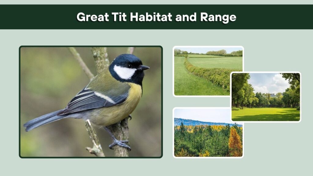 Great Tit Habitat and Range