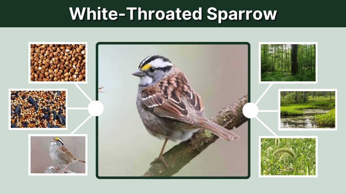 White-Throated Sparrow: Identification, Song, Diet & Facts