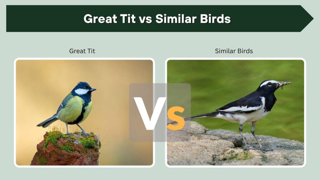 Great Tit vs Similar Birds