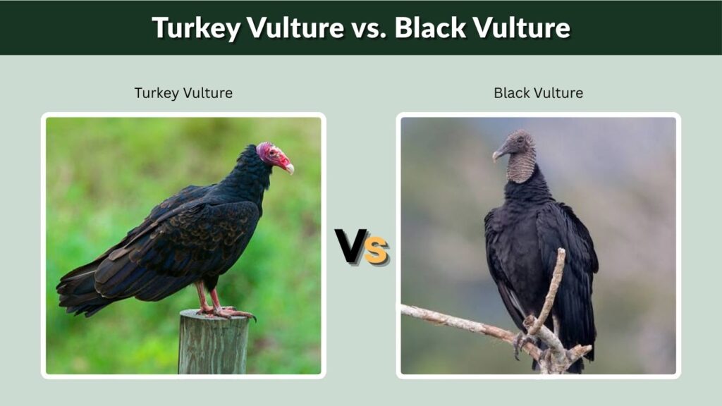 Turkey Vulture vs. Black Vulture